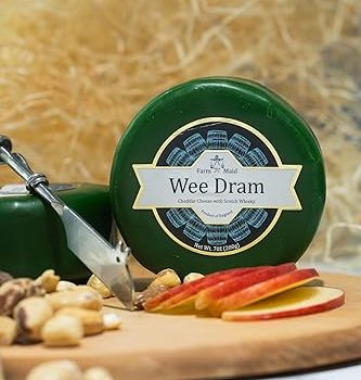 Farm Maid Wee Dram Whisky Cheddar x 200g Truckle